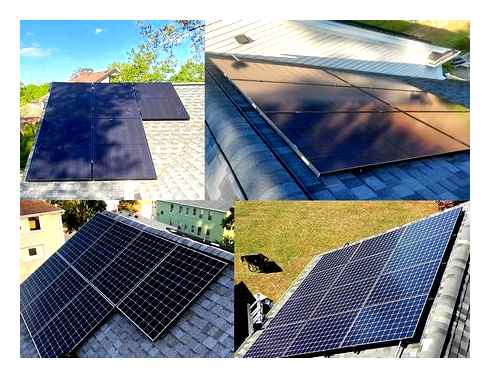 black, photovoltaic, modules, full, solar, panels